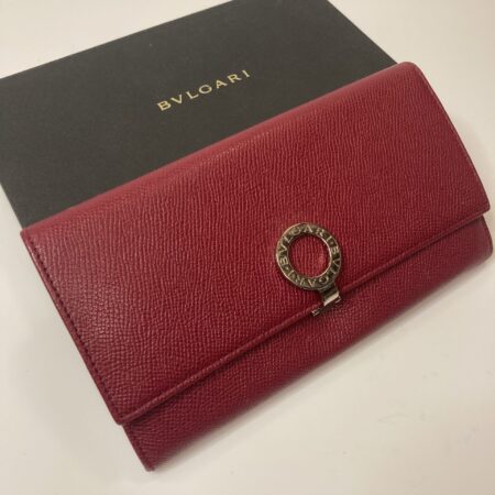 BVLGARI WALLET RED FEMALE